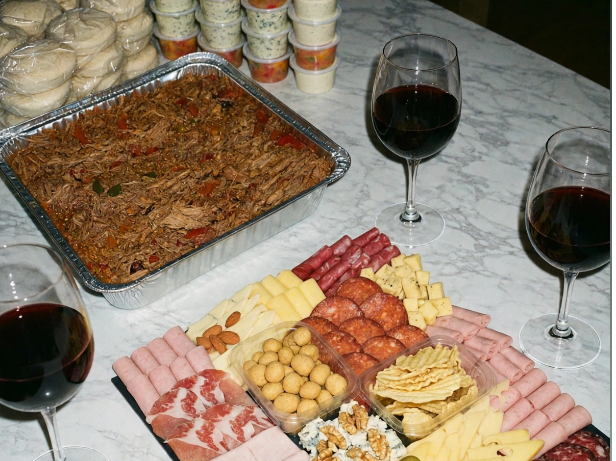 Bondiola Desmenuzada + Picada