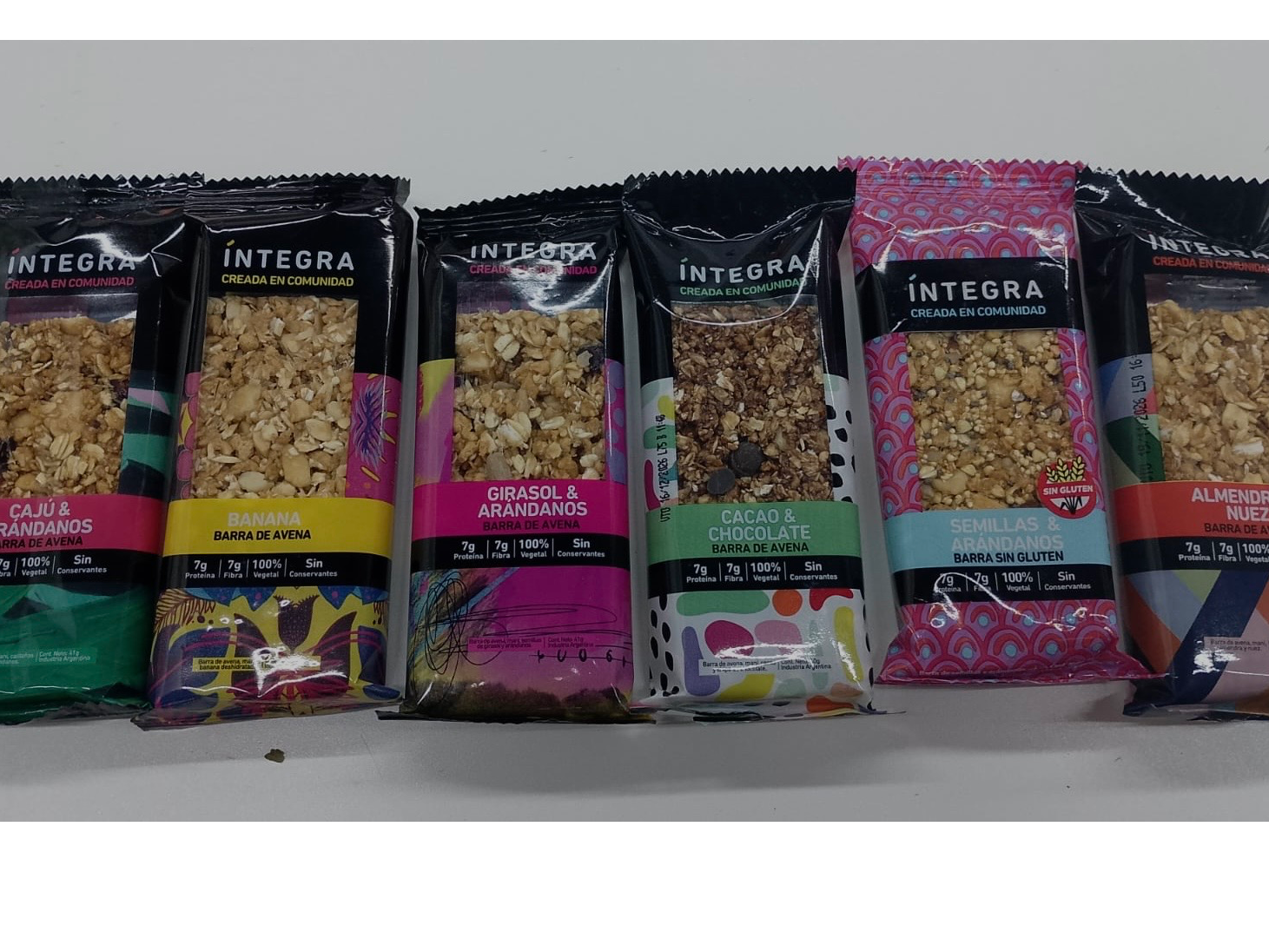 Barritas de cereal Íntegra