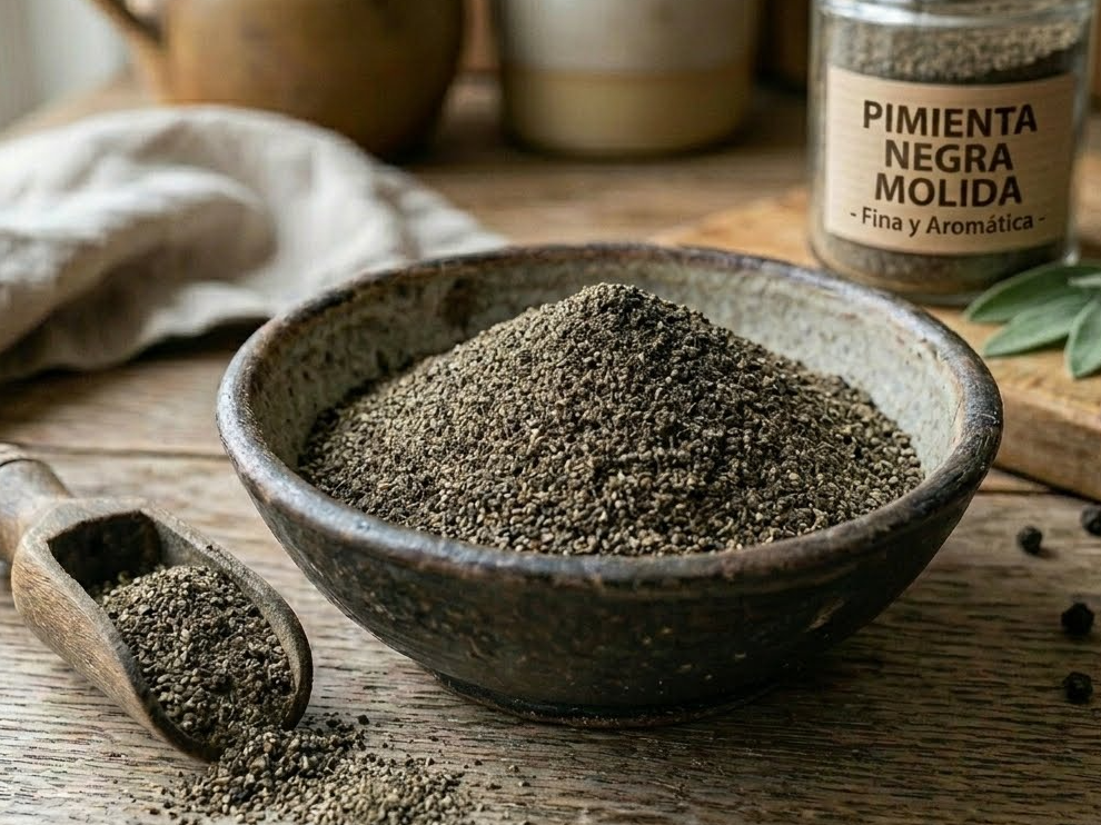 Pimienta negra molida