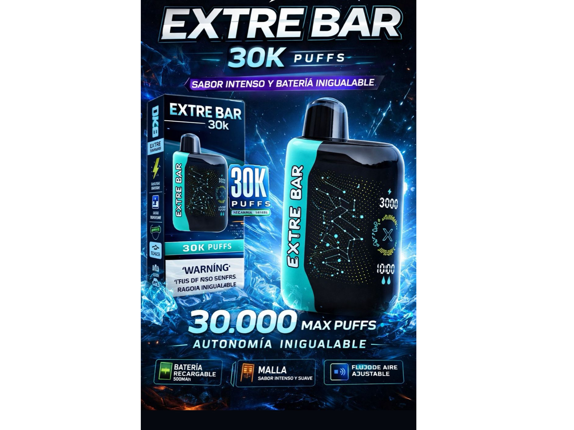 EXTREBAR TURBO X 30 K 5 % ( 50 mg )