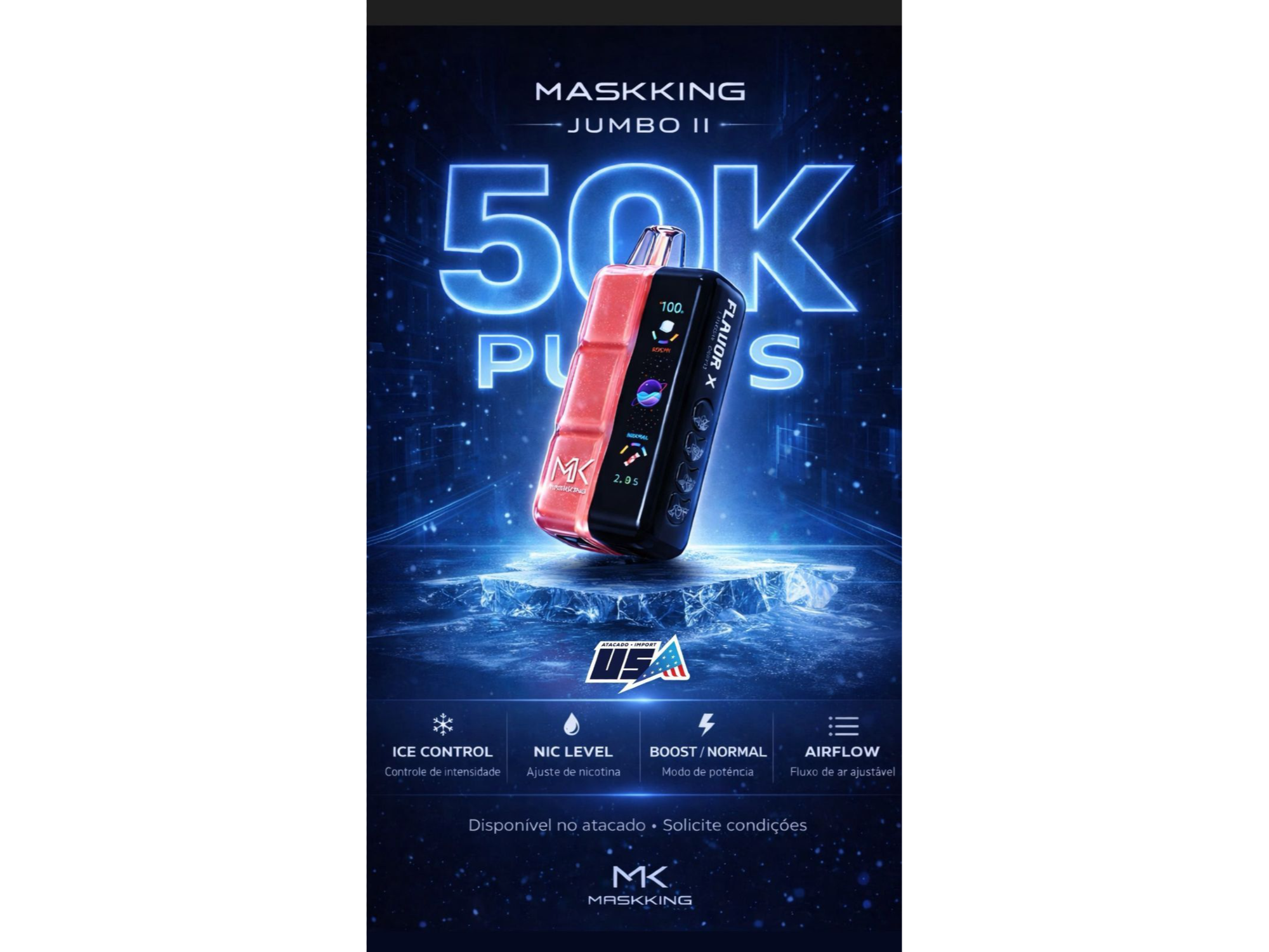 MASKKING JUMBO 2/ 50K / 5 EN 1 / 5% (50 mg)