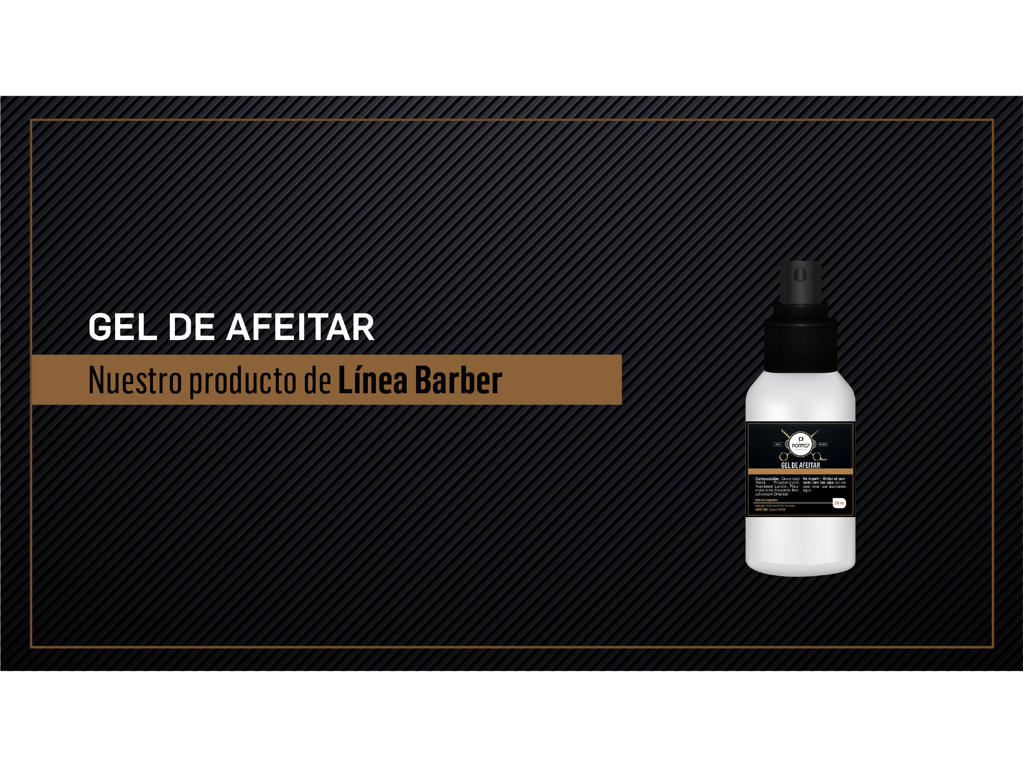 Gel de afeitar 250 ml