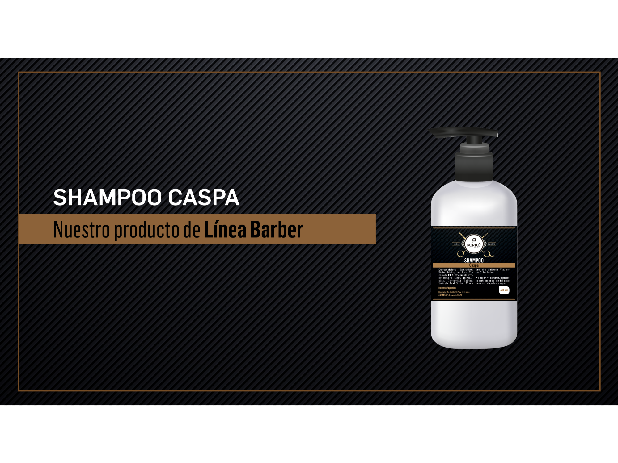 Shampoo caspa 500 ml