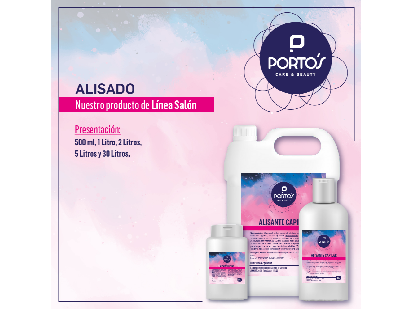 Alisante sin formol con ácido hialurónico