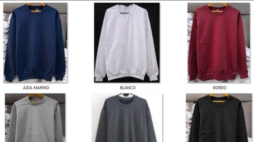 Buzos algodón con frisa común