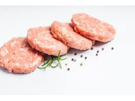 HAMBURGUESA DE POLLO CON PUERRO