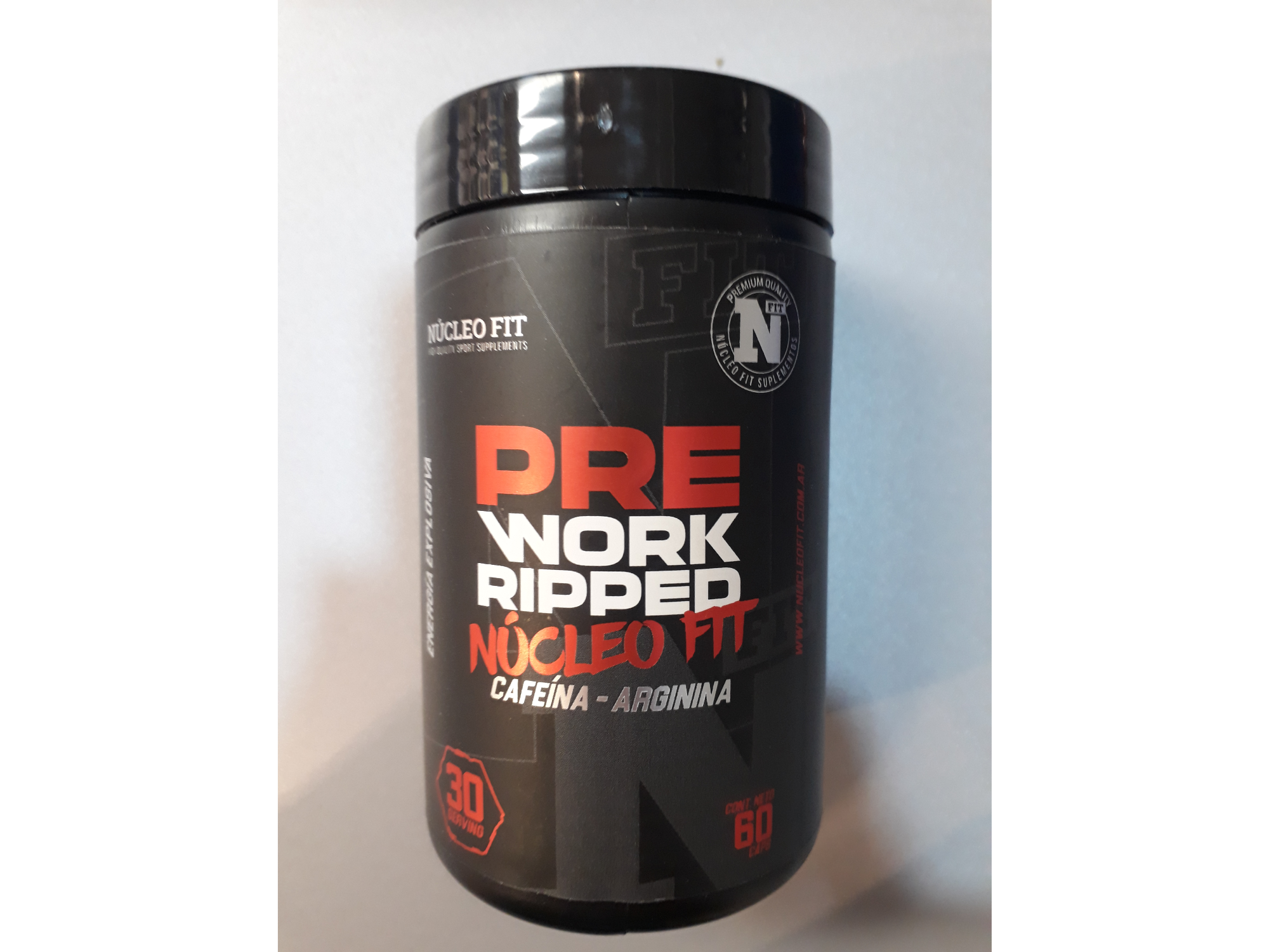 PRE WORK RIPPED NÚCLEO FIT 60 CAPS