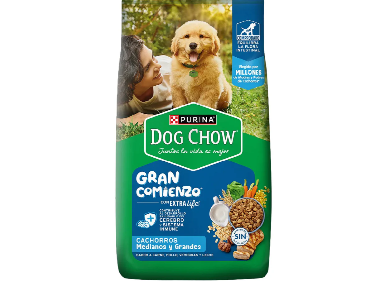 Alimento Dog Chow Perro Cachorro Mediano y Grande Gran Comienzo