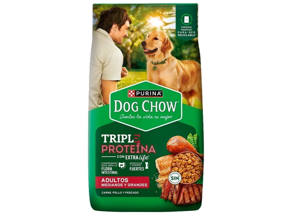 Dog Chow Perro Adulto Raza Mediana y Grande [Triple Proteína] x 20kg
