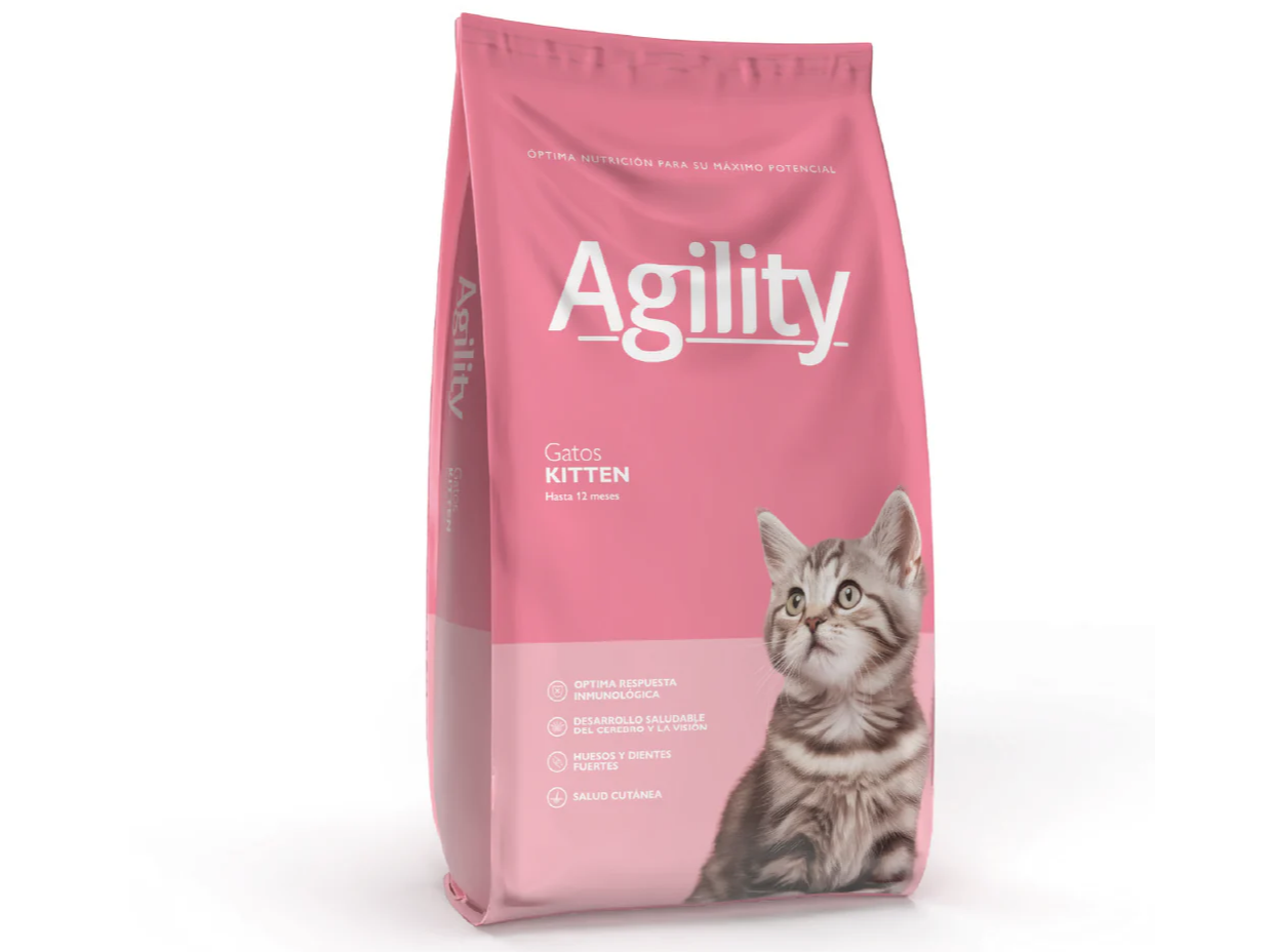 Alimento Agility Gatito Cachorro Kitten 1,5Kg