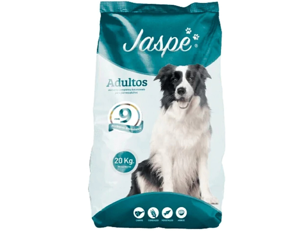 Jaspe Perro Adulto Raza Mediana y Grande x 20kg