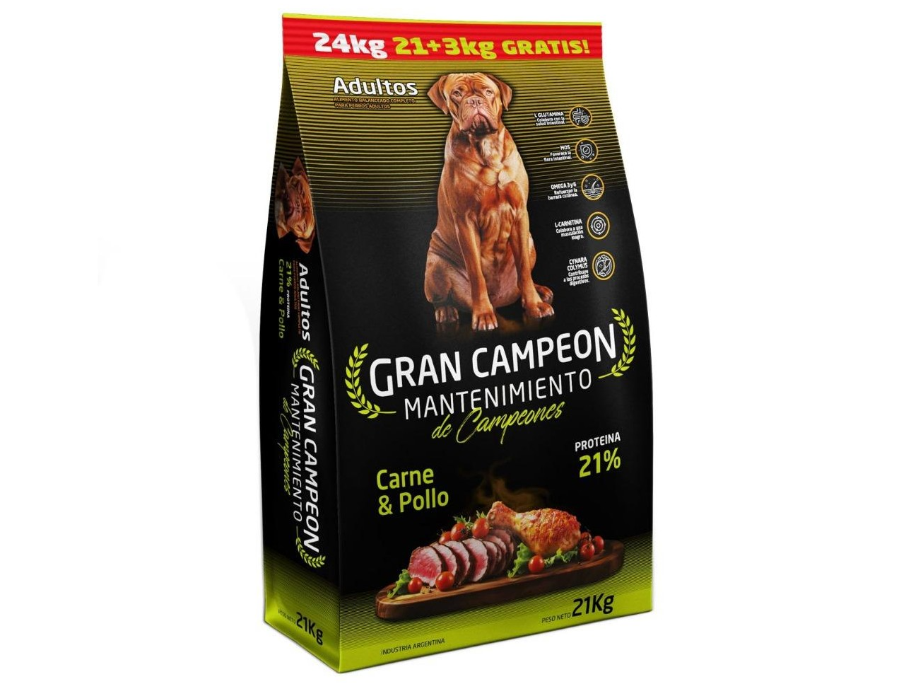 Gran Campeon Mantenimiento 21 + 3kg