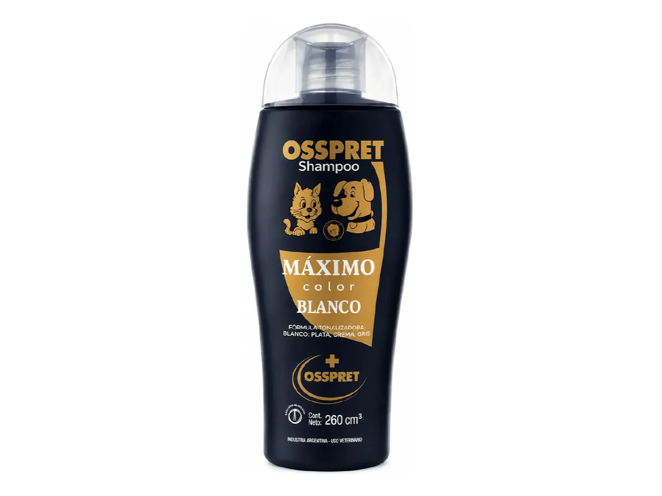 Shampoo Perro Osspret Tonalizador Blanco