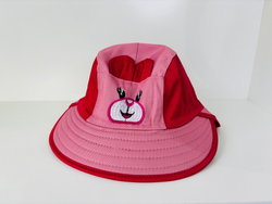 SOMBRERO PARA BEBE CON TELA TAPA CUELLO Y AJUSTE - COD.: 1474