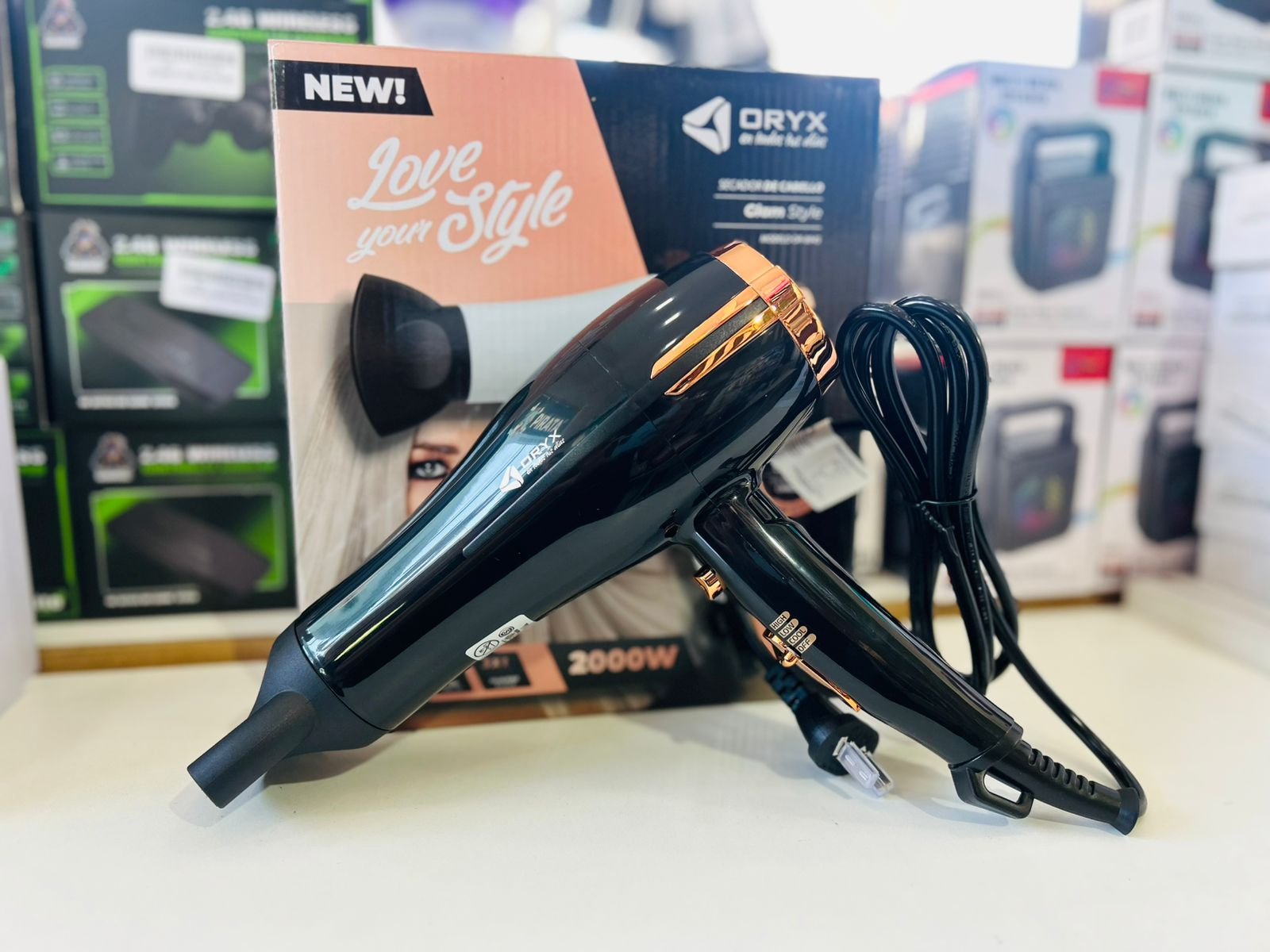 SECADOR DE PELO ORYX 2000W OR-8945 - COD.:2286