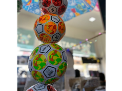 PELOTA DE FUTBOL "KANTO" "SIZE 5" COLORES FLUO ECO. - COD,: 2364