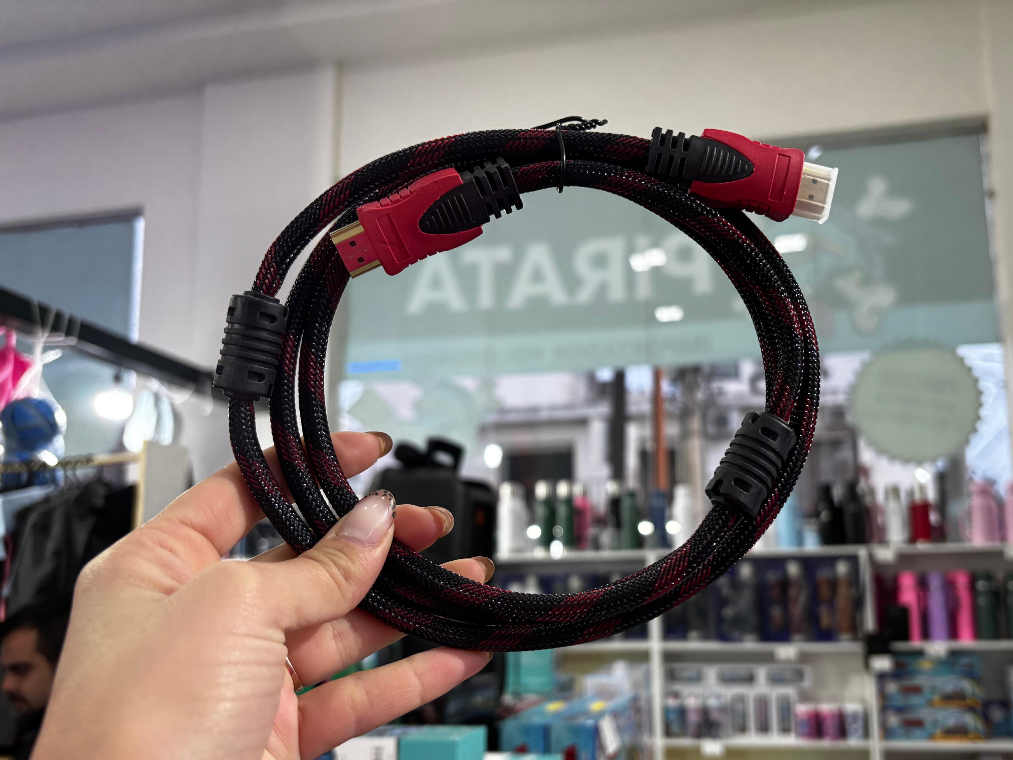CABLE HDMI 1.5M MALLADO EN BOLSA  - COD.: 42