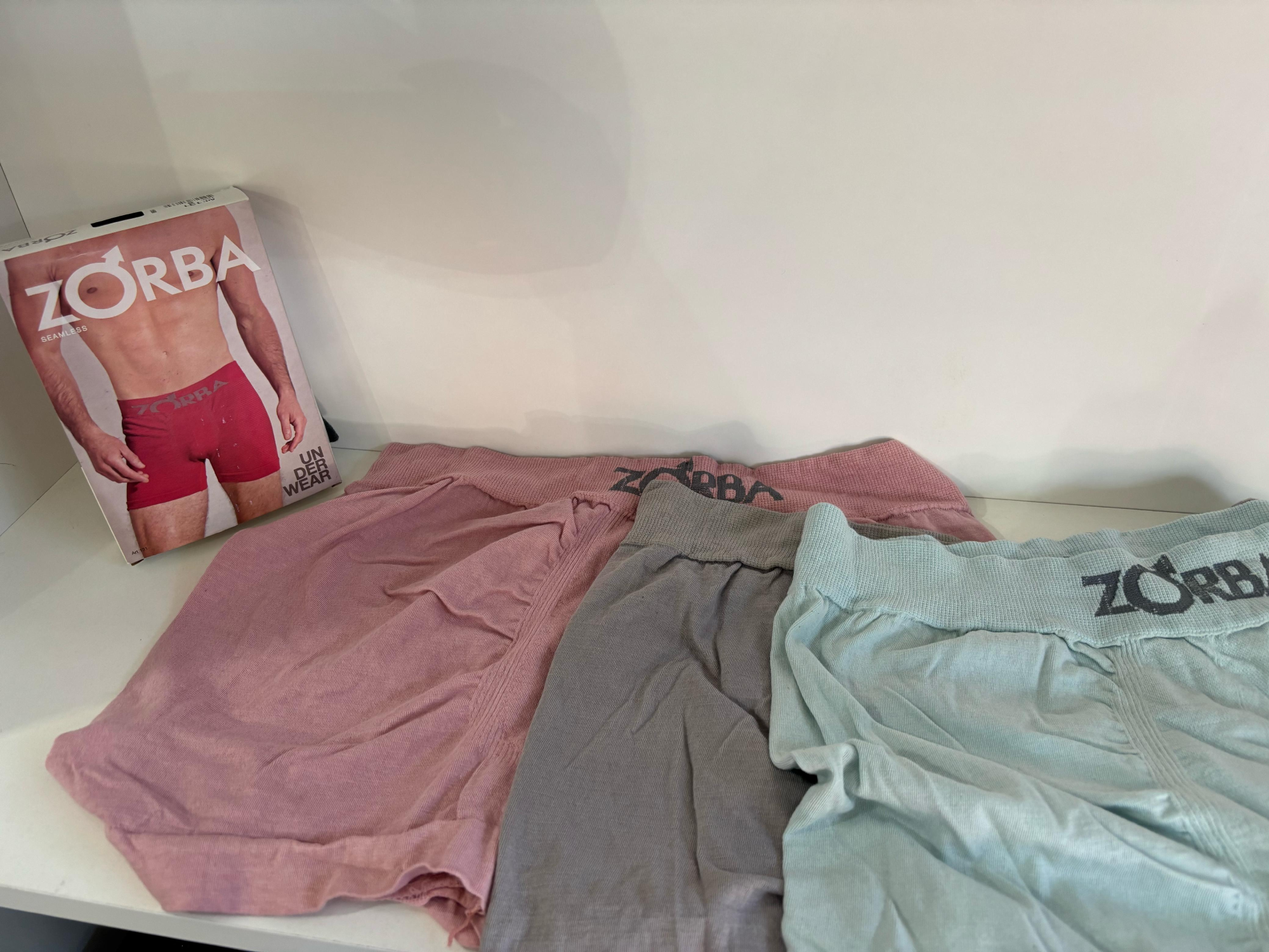 OFERTA - BOXER "ZORBA" EN CAJA ADULTOS SOLO TALLE S - COD.: 1639