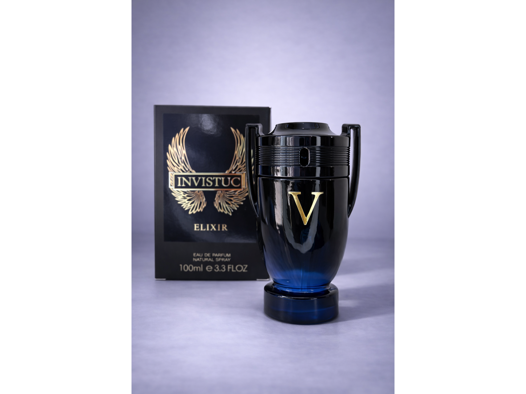 PERFUME DE HOMBRE "INVICTUS ELIXIR" CAJA NEGRA CON DORADO 100ML - COD.: 2617