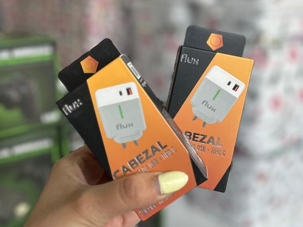 FUENTE DE CARGA "FLUX" DUO USB/C CARGA RAPIDA 5,8A - COD.: 2223