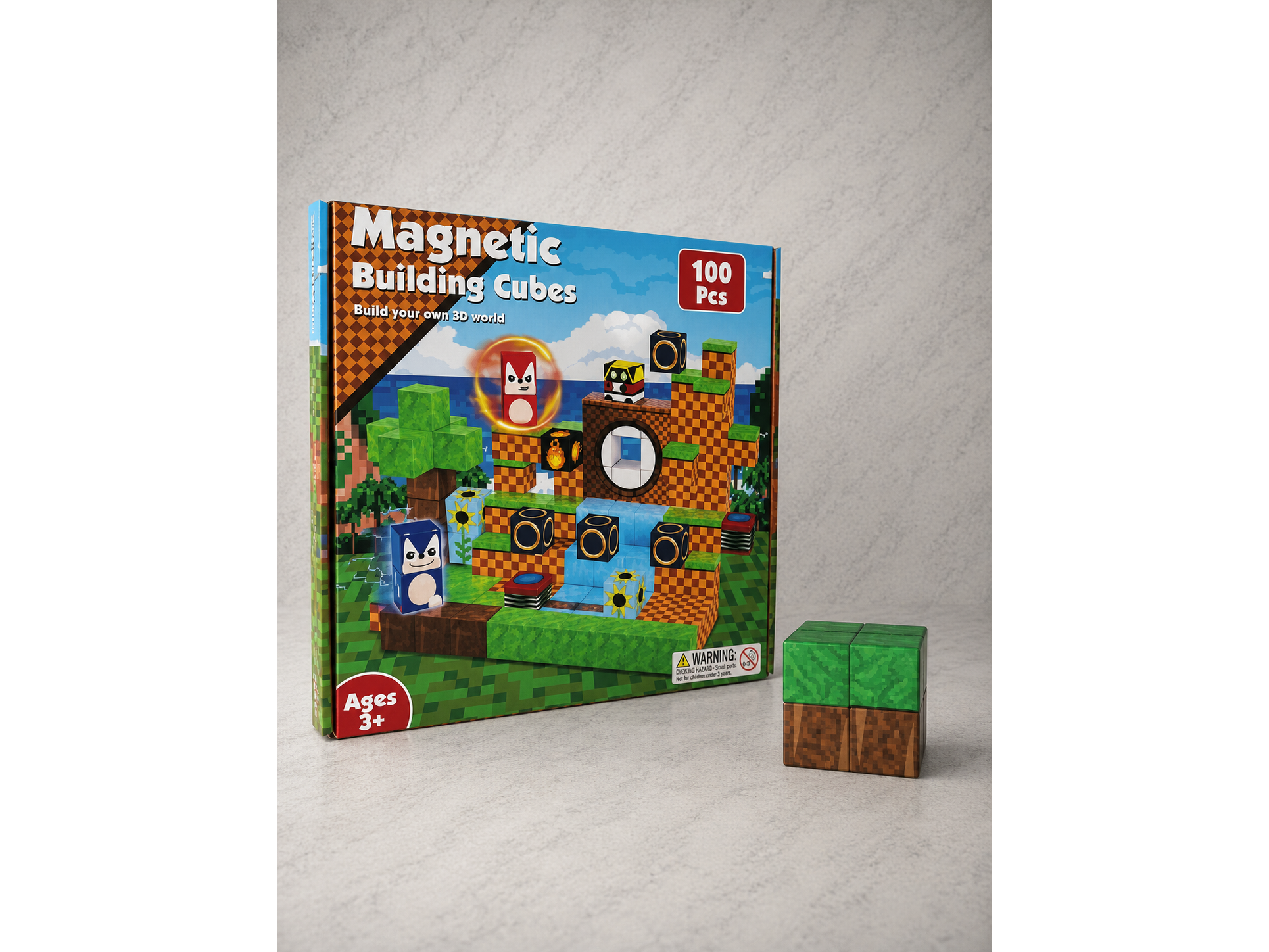 BLOQUES MAGNETICOS "MINECRAFT " 100PCS "MA-006" COD:2986