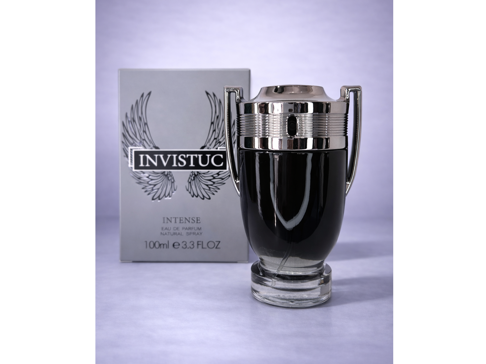 PERFUME HOMBRE "INVICTUS INTENSE" CAJA GRIS CON ALAS 100ML -COD.: 2616
