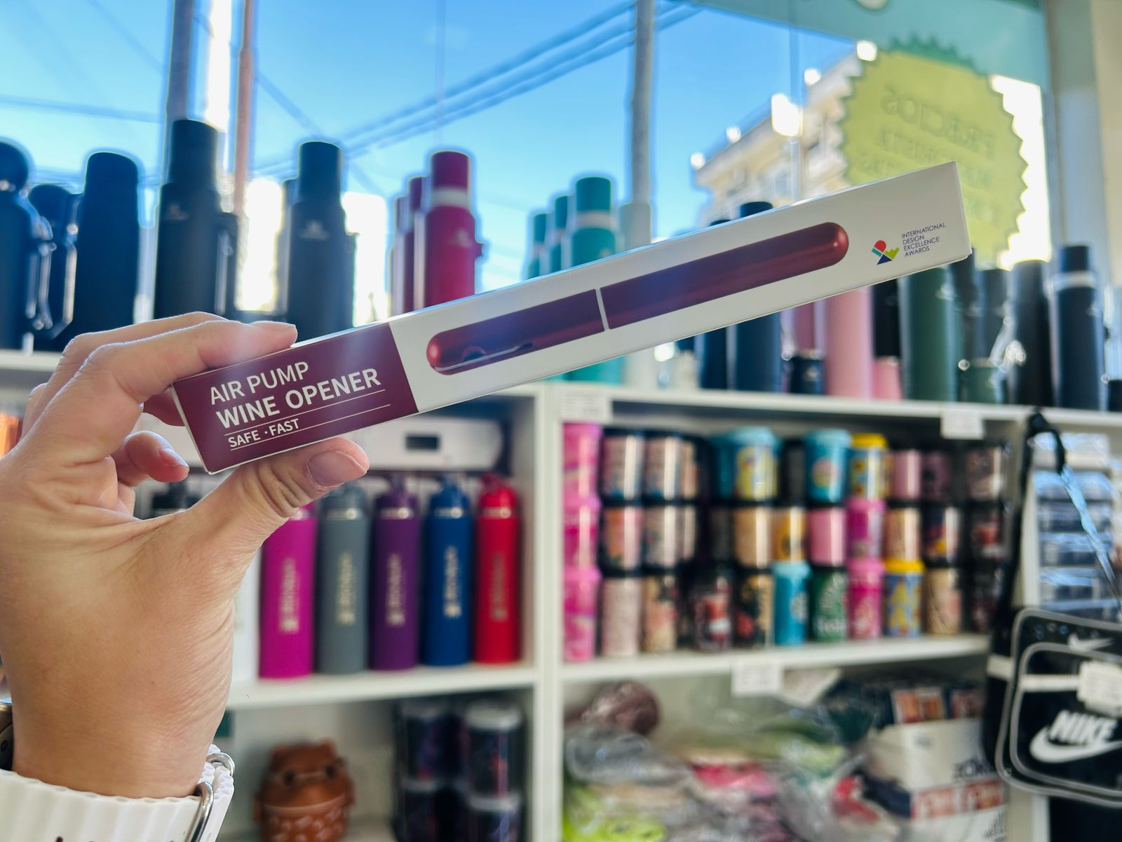 DESTAPADOR DE VINO POR AIRE - COD.: 1754