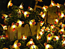 LUCES DE ABEJITAS CALIDAS "CHRISMAS" - COD.:2200