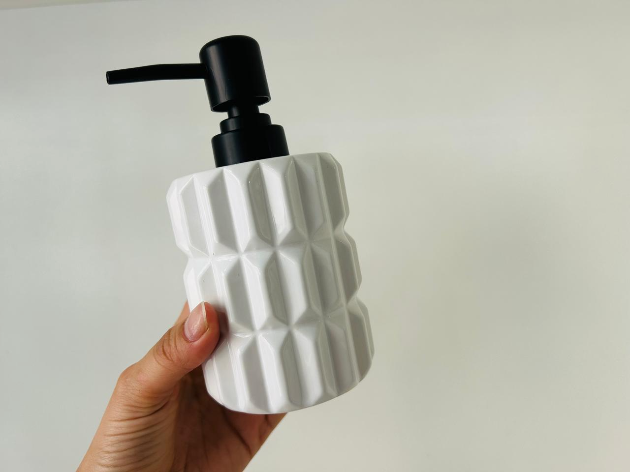 DISPENSER CERAMICA BLANCO CILINDRICO F845 - COD.: 2670