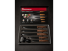SET DE CUCHILLOS 6PCS MANGO MADERA EN CAJA - COD.: 2018