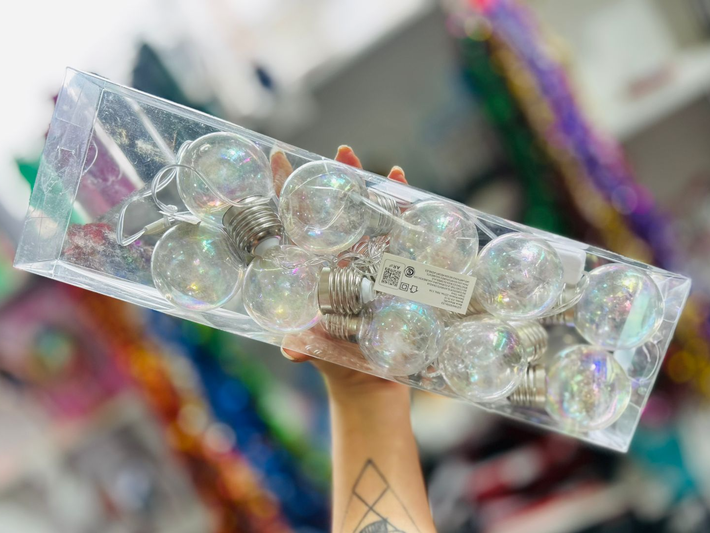 GUIRNALDA DE LUCES NAVIDEÑAS GRANDES X 10M "318-25-13" - COD.: 2315