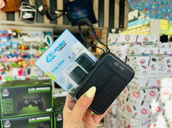 CARGADOR PORTATIL CON CARGA SOLAR "LAMBOTECH" 12000A. - COD.:2224