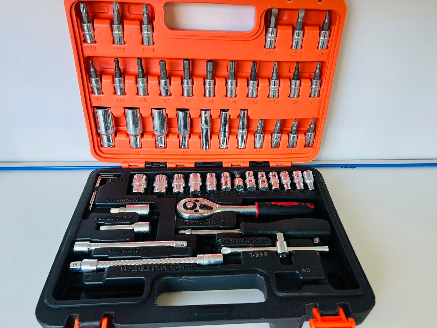 SET DE TUBOS X53 PCS "SOCKET SET"  -COD.: 1180