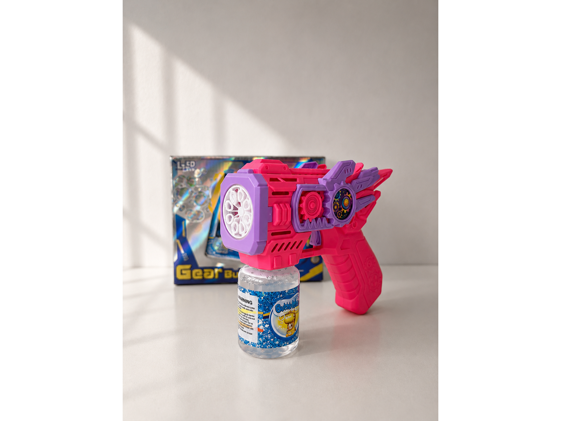 BURBUJERO PISTOLA TRANSFORMER "BUBBLE GUN " 501Y-502Y COD-2456
