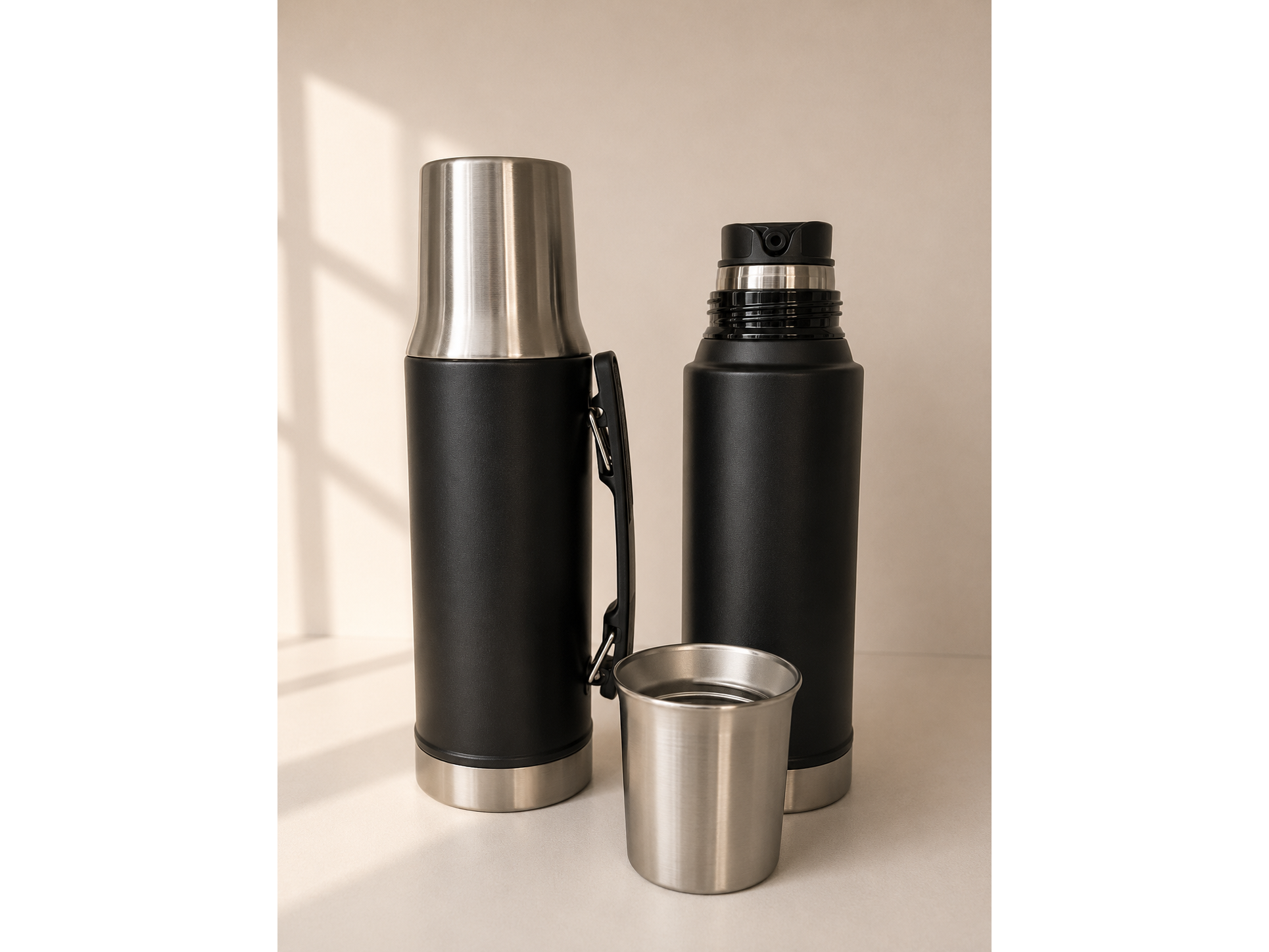 TERMO "SYSTEM" CON TAPA MATE DE 1lts.  - COD.: 953