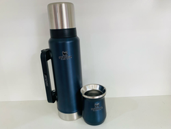 COMBO PERLADO TERMO Y MATE, BOMBILLA DE REGALO COD.: 870