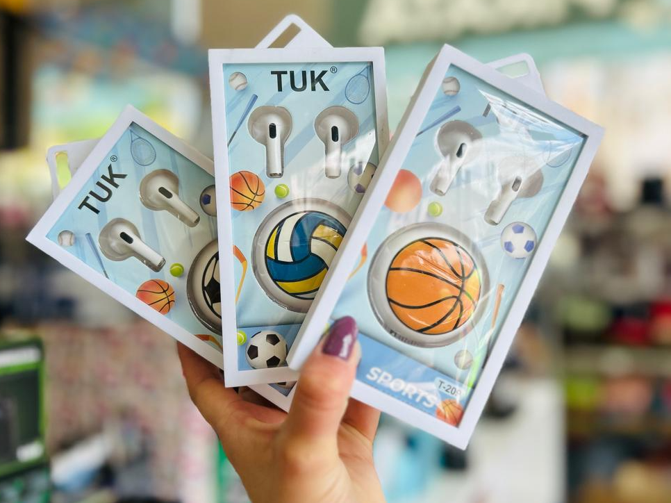 AURICULAR BLUETOOTH "TUK" PELOTAS DE DEPORTES VARIOS  - COD.:2250