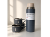 TERMO ACERO DE 500cc. CON TAPA TAZA + 2 TAZAS EN CAJA (SOLO FRIO) - COD.: 863