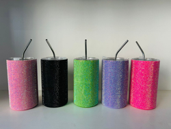 VASO TERMICO CON STRASS Y BOMBILLA DE 600ML "MYR" - COD.: 2033