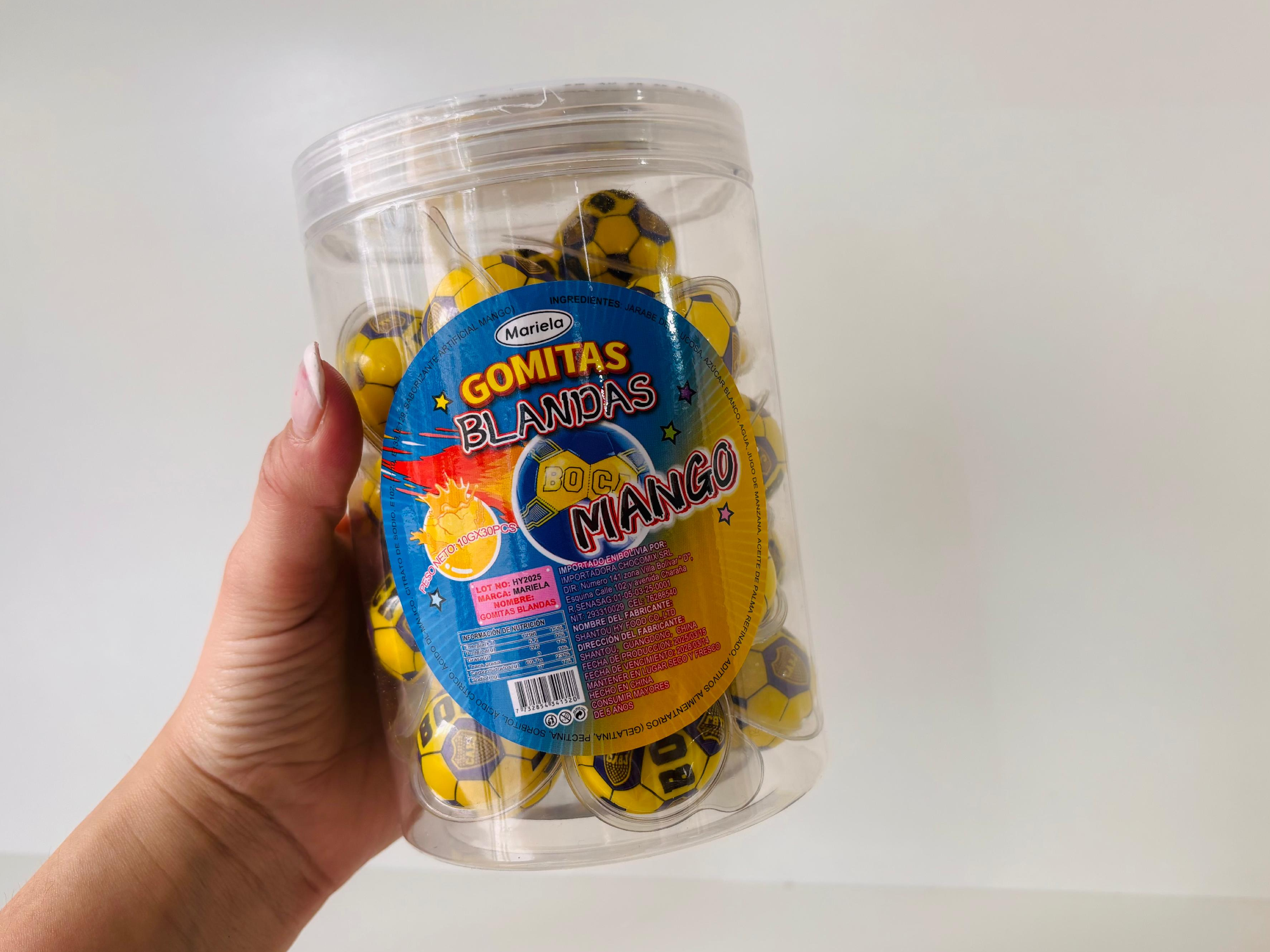 GOMITAS BLANDAS "BOCA" EN TARRO X 30unid - COD.:2123