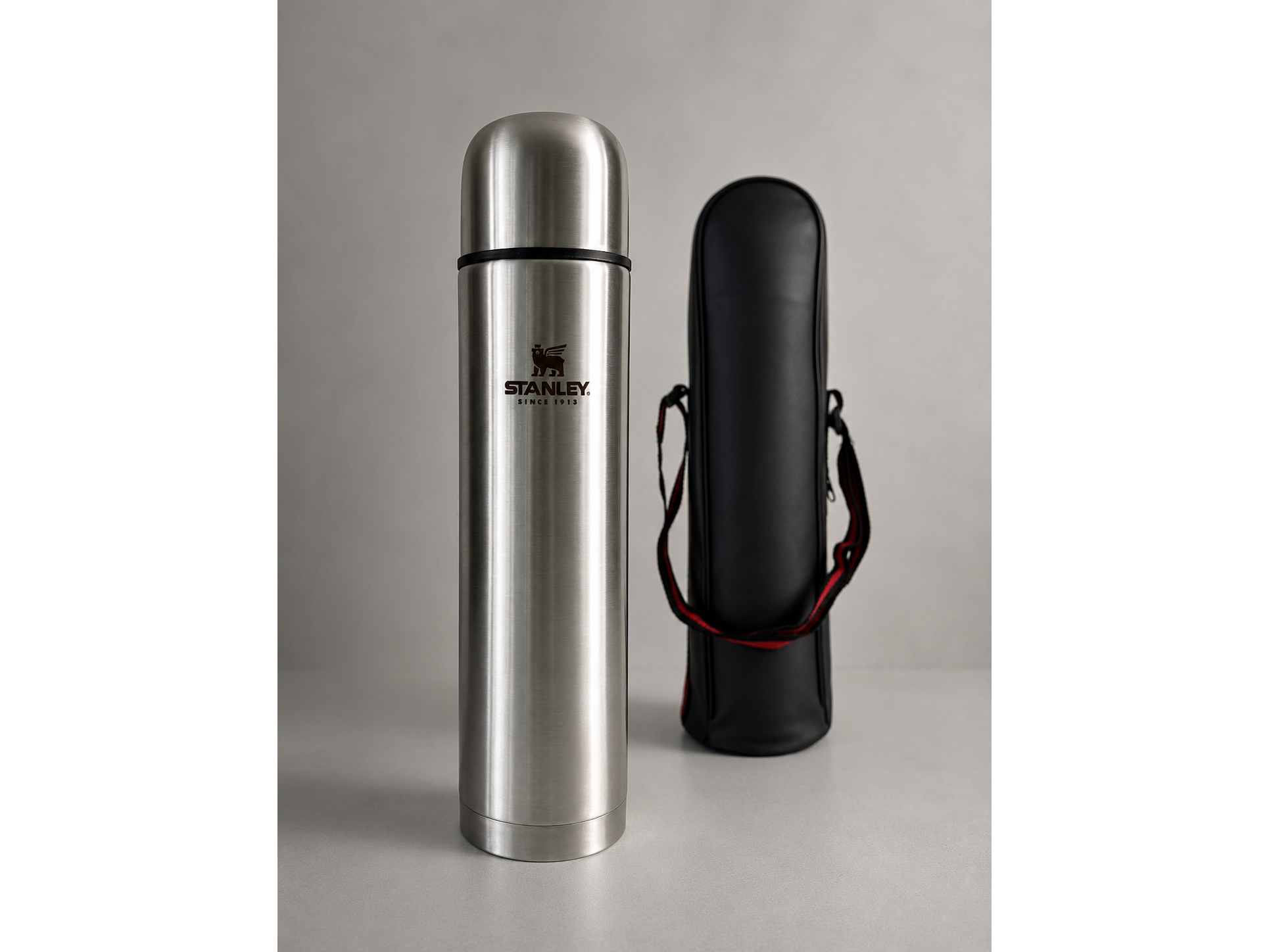 TERMO DE ACERO "BALA" DE 1L "VACUUM FLASK" COD-2781