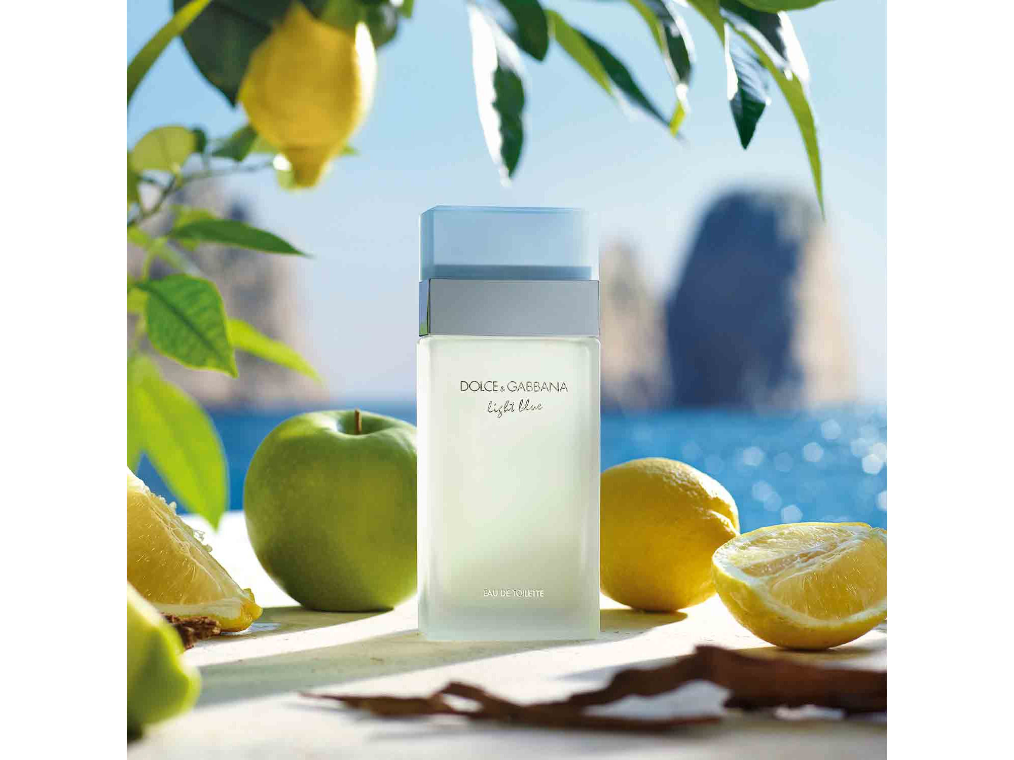 PERFUME DOLCE Y GABBANA CAJA CELESTE CON ESTAMPA 100ML - COD.: 2619