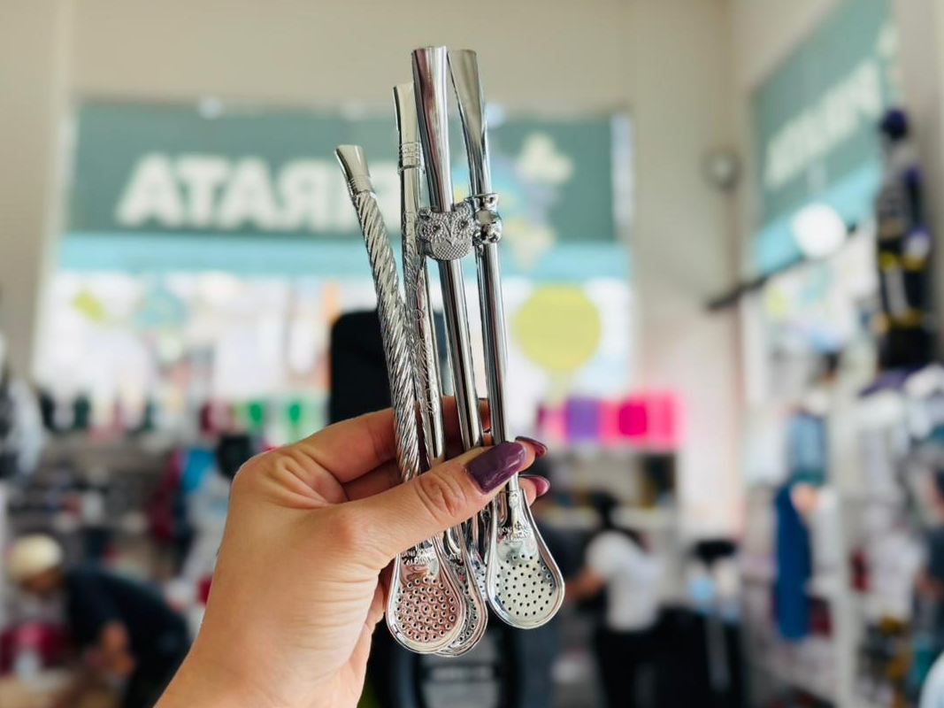 BOMBILLA BAÑADA EN ALPAKA MODELOS VARIOS - COD.: 2270