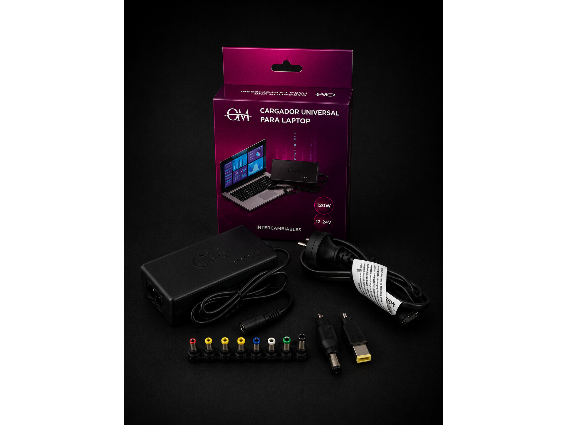 CARGADOR UNIVERSAL DE NOTEBOOK PARA LAPTOP 10 PINES COD-859
