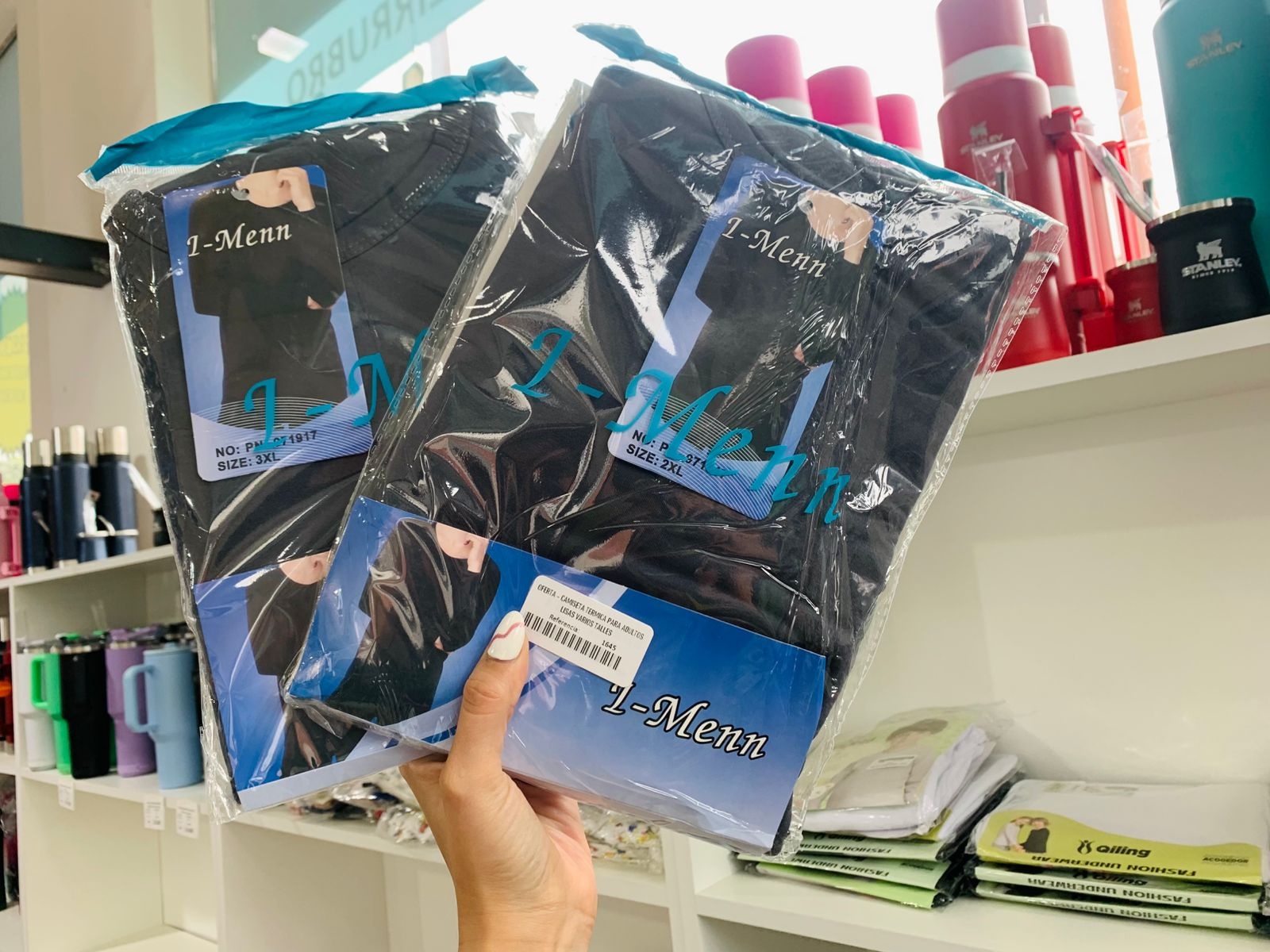 OFERTA - CAMISETA TERMICA PARA ADULTOS LISAS VARIOS TALLES - COD.: 1645