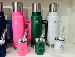 COMBO TERMO MATE y BOMBILLA SEMIMATE - COD.: 711