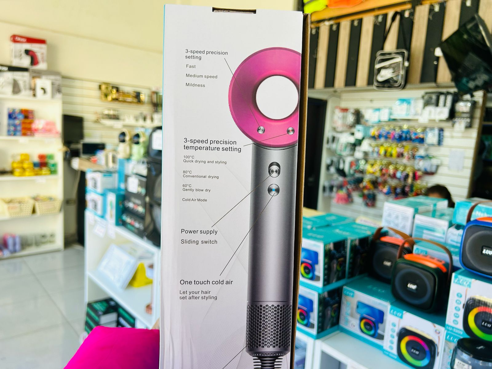 SECADOR DE PELO "LUO" TUBULAR LU-4811 - COD.:1824