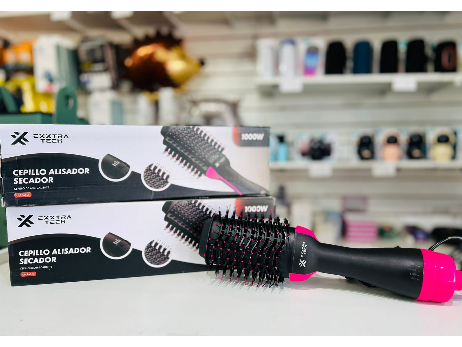 CEPILLO ALISADOR SECADOR "EXXTRA TECH" 1000w. - COD.: 1837