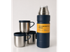 TERMO DE ACERO CON 2 TAZAS 680ML "TRAVEL ADVENTURE" COD-2765