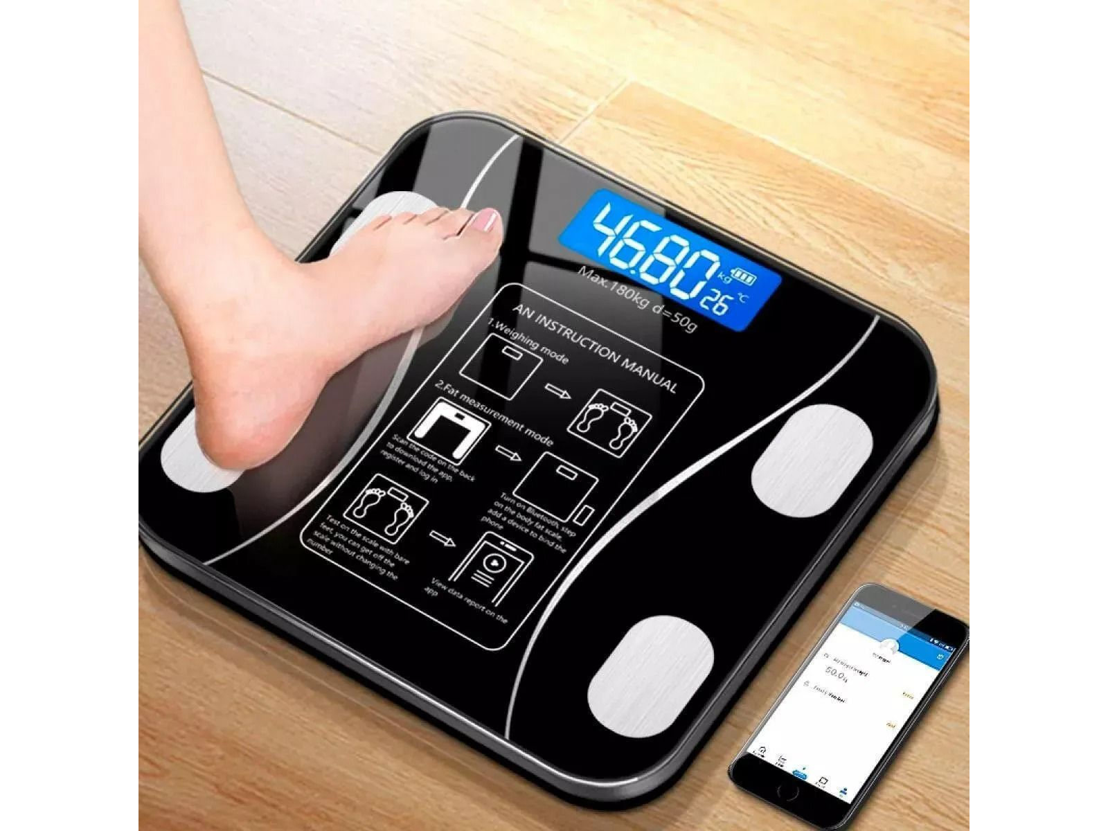 BALANZA PERSONAL SMART "OGAAN" MODELO 2017A -COD.: 2533